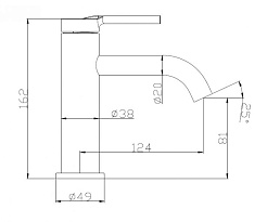 BelBagno Смеситель для раковины Etna ETN-LVM2-IN сатин – фотография-3