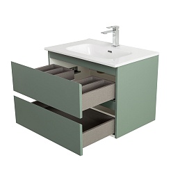 BelBagno Тумба с раковиной Kraft 60 подвесная Еловый матовый – фотография-10