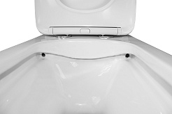 Azario Унитаз-компакт Ferra AZ-1015 безободковый с бачком с сиденьем микролифт белый – фотография-14