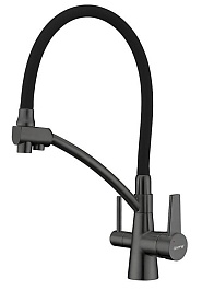 Gappo Смеситель для кухни G4398-19 оружейная сталь – фотография-1