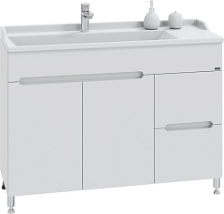 СанТа Тумба с раковиной Лондон 120 белая – фотография-8