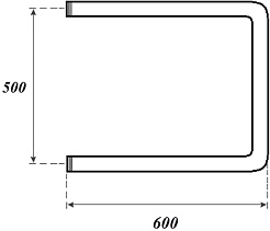 Point Полотенцесушитель водяной П-образный 500x600 PN35556 хром – фотография-3