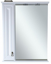 Misty Зеркало-шкаф для ванной Лувр 60 L белый – фотография-1