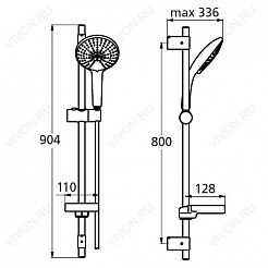 Ideal Standard Душевой гарнитур "IdealRain B9434AA" – фотография-2