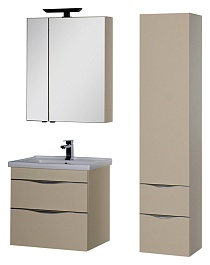 Aquanet Тумба с раковиной "Эвора 70" капучино – фотография-5