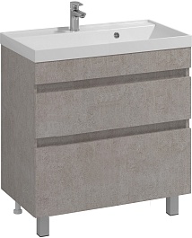 Водолей Мебель для ванной Best 80 белый камень – фотография-2