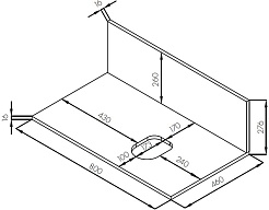 Акватон Столешница под раковину Мишель 100 со стеновой панелью дуб рустикальный – фотография-4