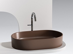 Ceramicanova Мебельная раковина Element 60 CN6048MDB тёмно-коричневый матовый – фотография-3