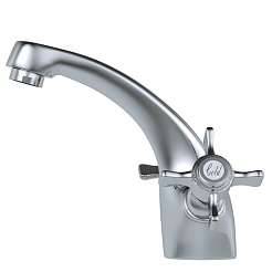 Mixline Смеситель для раковины 1/2 керамический ML30-04 "Classic" хром – фотография-2