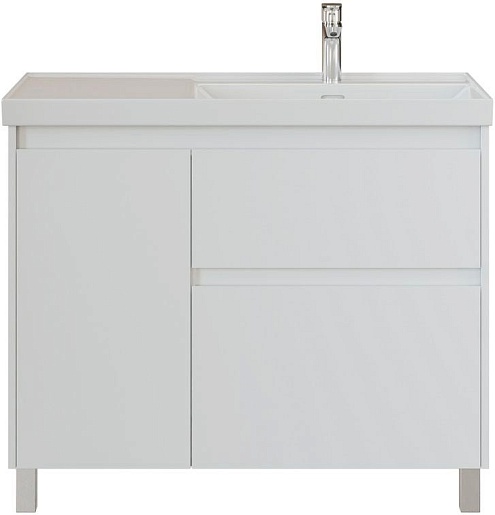 Aquanet Мебель для ванной Nova Lite 2.0 100 R белая – картинка-5
