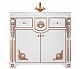 Водолей Мебель для ванной "Версаль 95" белая/золото, зеркало Версаль в раме – картинка-10