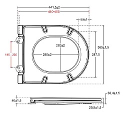 Allen Brau Крышка-сиденье Reality 4.32007.20 белый глянец – фотография-2