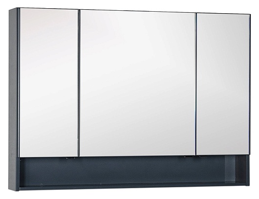 Aquanet Мебель для ванной "Виго 120" сине-серая – фотография-10