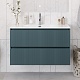 BelBagno Тумба с раковиной Uno 100 подвесная Голубой матовый с раковиной BB-8099-100 – картинка-30