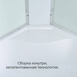 Avacan Душевая кабина 110/110 EM5011LEDT прозрачная – фотография-6