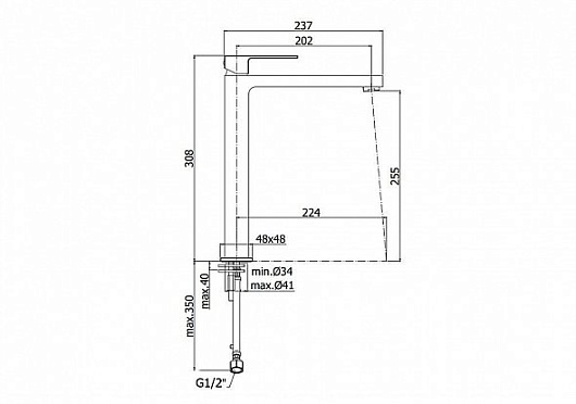 Paffoni Смеситель для раковины Elle EL081CR – фотография-2