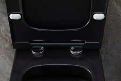 Allen Brau Чаша подвесного унитаза Priority 4.31002.31 чёрный матовый – фотография-19