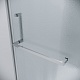 Grossman  Душевой уголок Pragma 100x90x195 профиль хром стекло шиншилла – фотография-17