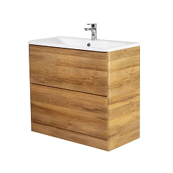 BelBagno Тумба под раковину Albano 100 напольная Rovere Rustico – фотография-2