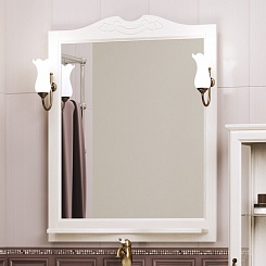 Opadiris Зеркало для ванной Клио 70 беленый бук – фотография-1