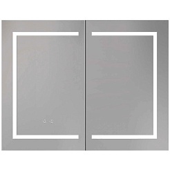 Aquatek Зеркало-шкаф 90 AQ7904-MLC с круговой подсветкой – фотография-2