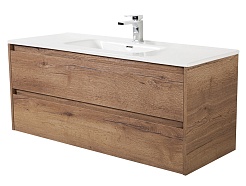 BelBagno Тумба под раковину Kraft 120 подвесная Rovere Tabacco – фотография-1