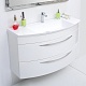 De Aqua Мебель для ванной Лонг 120, зеркало Алюминиум – фотография-21