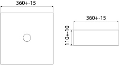 Iddis Раковина-чаша Slide 36 SLIGM01i27 серая матовая – фотография-6