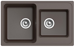 Ewigstein Мойка кухонная Elegant 80D шоколад – фотография-2