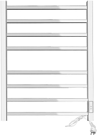 Domoterm Полотенцесушитель электрический Квадро DMT 109-S П8 50x70 TBOX EK R хром – фотография-1