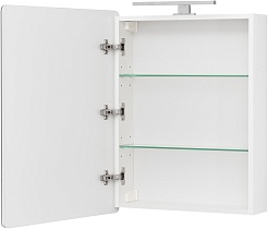 Акватон Зеркальный шкаф Скай Pro 55 L белый – фотография-3