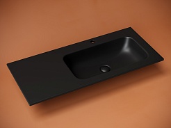 Ceramicanova Мебельная раковина Grace 101 R CN7015MB чёрный матовый – фотография-2