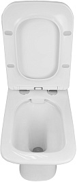 Azario Унитаз-компакт Formal AZ-1353B безободковый с бачком с сиденьем микролифт белый – фотография-7