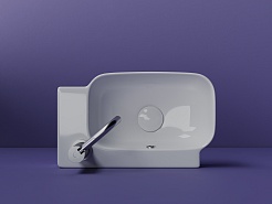 Ceramicanova Раковина Element 40/24 CN6074L белая – фотография-3