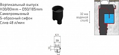 BERGES Wasserhaus Душевой лоток C1 Norma 400 090035 хром матовый – фотография-5