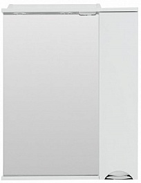 Aquanet Зеркальный шкаф Гретта 70 белый – фотография-1