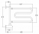 Margaroli Полотенцесушитель Vento 510CRC – фотография-4