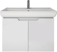 Dreja Тумба под раковину Q (D) 70 подвесная белая