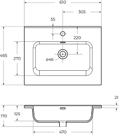 BelBagno Тумба с раковиной Etna 60 подвесная темно-серая матовая – фотография-7