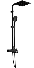 Gappo Душевая стойка G17-6 G2417-6 черная – фотография-1