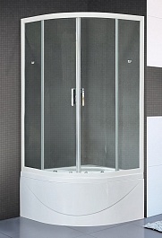 Royal Bath Душевой уголок 90/90 BK RB 90BK-T с поддоном – фотография-1