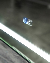 BelBagno Зеркало SPC-KRAFT-1400-800-LED-TCH-WARM-NERO – фотография-4