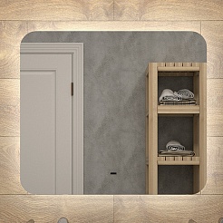 Brevita Мебель для ванной Verde 80 подвесная зеленая – фотография-13