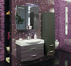  Тумба с раковиной "Bruno" серая – фотография-3