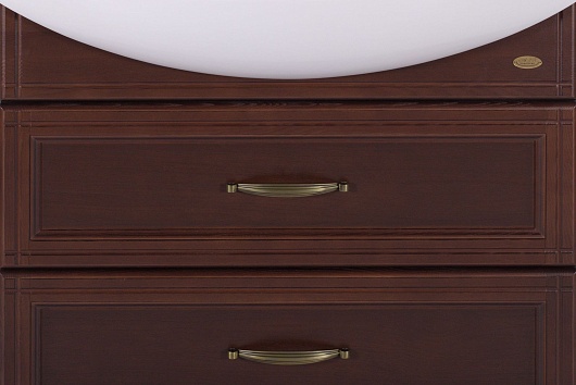 ASB-Woodline Тумба с раковиной Берта 85 антикварный орех, массив ясеня – картинка-3