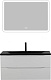 BelBagno Тумба с раковиной Marino 100 подвесная Bianco Lucido с раковиной BB1000/445-LV-ART-PR-NERO – картинка-6