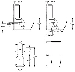 Allen Brau Бачок унитаза Infinity 4.21002.20 белый глянец – фотография-2