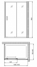 Gemy Душевой уголок Victoria S30191C-A80 – фотография-3