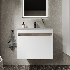 Sancos Тумба под раковину Smart 60 белый глянец – фотография-2