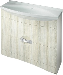 Какса-а Тумба с раковиной Каприз 105 с ящиками дуб – фотография-1